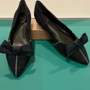 Brooks Brothers Tartan Plaid Ballet Flats Size 9.5